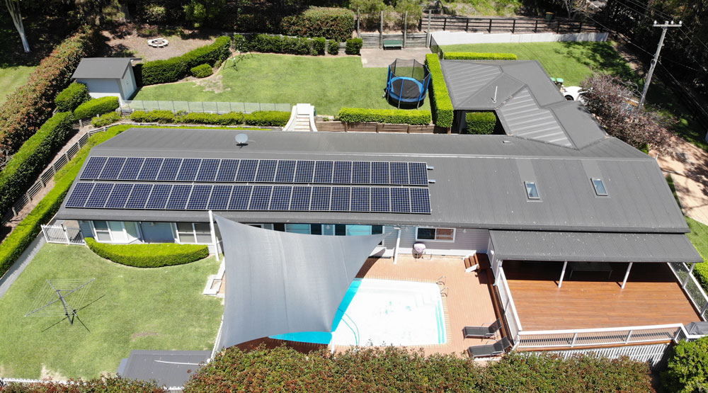 13KW Solar installation in the Matcham area