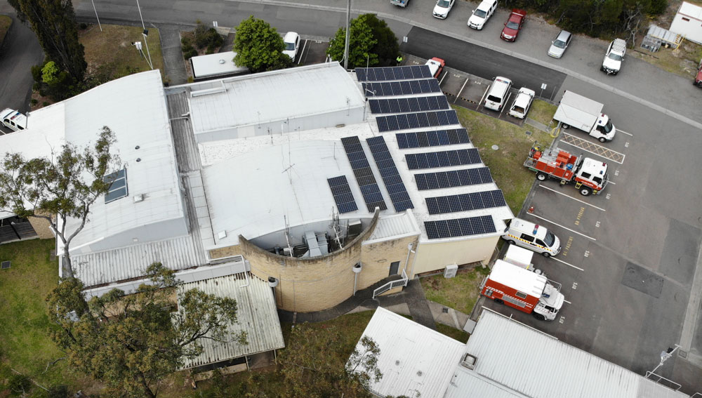 27KW Solar installation NSW Rural Fire Brigade Kariong